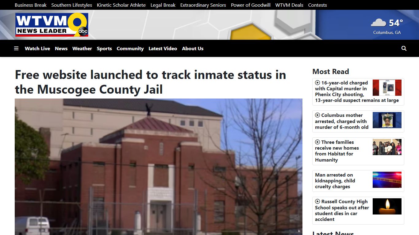 Free website launched to track inmate status in the Muscogee County Jail